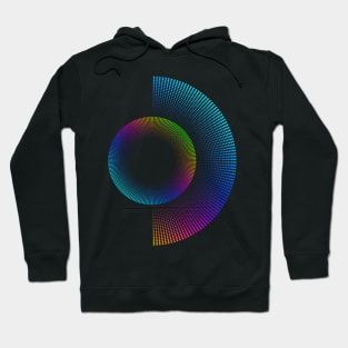 Circled Optical Illusion - #18 Hoodie